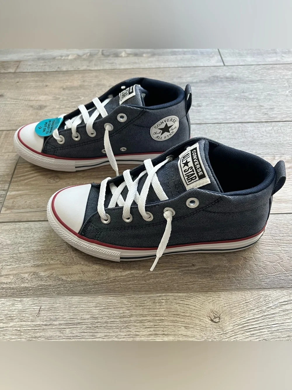 NIB Converse Boys Chuck Taylor Twill Street Shoes Size 3